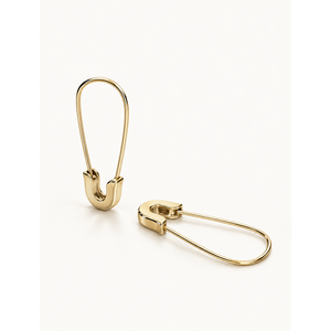 Pendientes de Aro con Corte Princesa en Oro Rosa y Turquesa, Estilo Vintage, para Regalo - Product Image 1