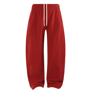 Premium 430GSM Heavyweight Cotton Fleece Wide Leg Sweatpants <b>Men</b>’s <b>Baggy</b> Streetwear Sports <b>Jogger</b> Trousers Casual Fit - Product Image 1