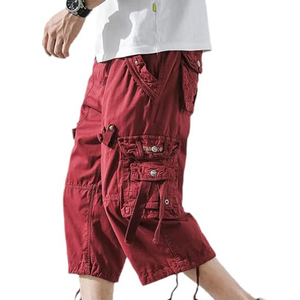 Conçu sur mesure 100% coton hommes été décontracté Shorts taille 6XL Fitness Cargo Style solide motif formel respirant séchage rapide - Product Image 6