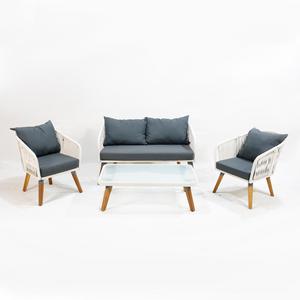 CH Factory-Outdoor 3ชิ้นโต๊ะและเก้าอี้มีสไตล์และใช้งานได้จริงสำหรับการตั้งคาเฟ่ - Product Image 1