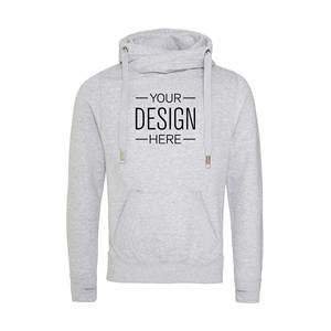Sudaderas con capucha de algodón 100% personalizadas Diseño bordado de patrón sólido Agregue su propio logotipo de texto Servicio OEM personalizado disponible a granel - Product Image 1