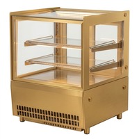 Vitrine Réfrigérée Commerciale Carrée en Verre à Fonctionnement Silencieux pour Desserts – Offre Spéciale