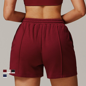 Pantalones cortos de yoga para mujer Pantalones cortos deportivos de cintura alta para entrenamiento Fitness Control de barriga Yoga Gym Shorts para mujer - Product Image 1