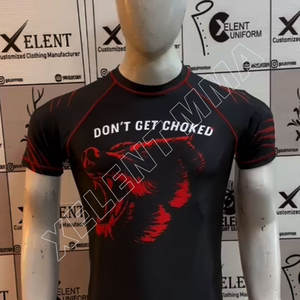 Venta al por mayor RashGuard Mma Perform Compress camiseta hombres Bjj Gi Jiu Jitsu personalizado manga corta Rashguard - Product Image 5
