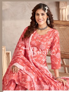 Ensemble de 3 pièces imprimées en pur coton New Designer en vente en ligne - Product Image 5