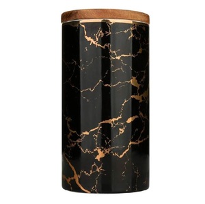 Contenedor de almacenamiento galvanizado rosa y dorado de diseño Patrón único Ideal para despensa Cocina de comestibles y usos de organización del hogar - Product Image 2