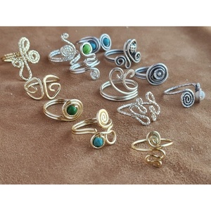 Fashionable Gold and Silver Plated <b>Rings</b> with Colorful Stones for Resale - Product Image 4