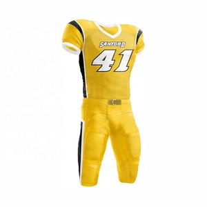 Nuevo Diseño 2026 Uniforme de Fútbol Americano Personalizado de Manga Corta 100% Poliéster Transpirable y Ligero para Hombre - Product Image 1