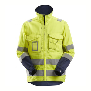 Chaqueta DE SEGURIDAD Softshell reflectante de alta visibilidad para uso industrial Ropa de trabajo de poliéster personalizable para deportes al aire libre - Product Image 2