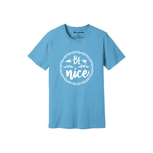 Thèmes de gentillesse imprimer 100% t-shirt en tissu de coton 160-180 à lourd GSM 12 couleurs disponibles Personnalisé votre propre conception et placement - Product Image 6