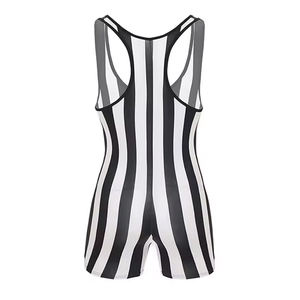 ชุดยูนิฟอร์มยกน้ำหนักคุณภาพสูง ผลิตจากผ้าสแปนเด็กซ์ สำหรับมืออาชีพ แบบยูนิเซ็กซ์ ชุดซิงเกิลต์สำหรับนักมวยปล้ำ ยืดหยุ่น น้ำหนัก 220 กรัม พิมพ์ลายแบบซับลิเมชั่น - Product Image 5