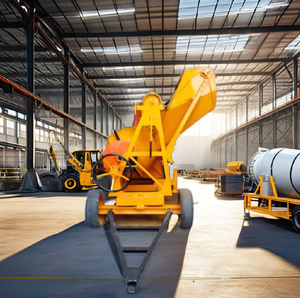 Mezcladora de Concreto Industrial para Construcción con Motor Importado, Componente Principal, Potencia de Mezcla de 750W - Product Image 1