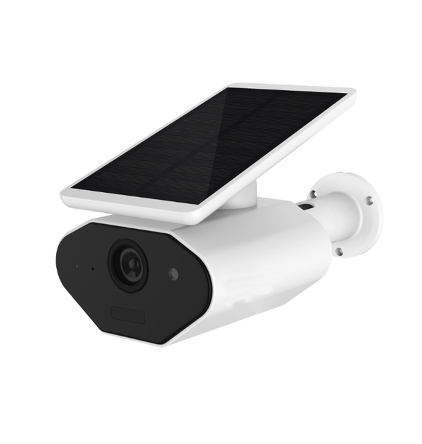 Wireless Solar Powered Outdoor WiFi Security Camera Weatherproof Monitoring System with AI Facial Recognition Night Vision