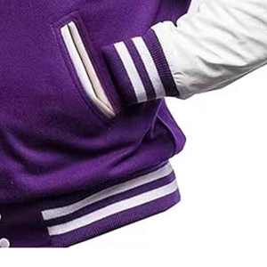 Chaquetas de Equipo de Béisbol Escolares Personalizadas con Número Bordado a Precio de Mayoreo, Chaqueta Universitaria Económica para Niños - Product Image 4