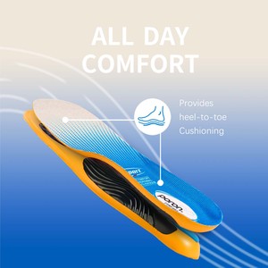 Semelles de sport confortables et résistantes avec soutien de la voûte plantaire, gel Poron, semelles de sport absorbant les chocs - Product Image 4