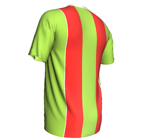 Camiseta de fútbol retro sublimada de poliéster 100% al por mayor, ropa de calle de fútbol de gran tamaño con diseño recortado - Product Image 6