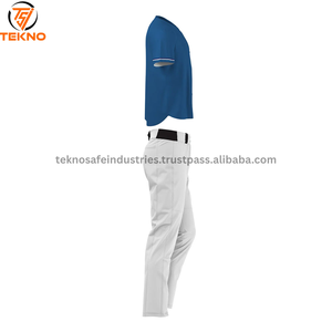 Recién llegado, ropa de entrenamiento, conjunto de uniforme de béisbol y softbol, uniforme de béisbol sublimado de poliéster 100% a la venta, servicio OEM - Product Image 4