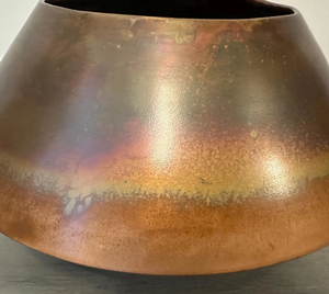 Pot de fleurs en cuivre antique de haute qualité avec un design martelé fait à la main pour la maison - Product Image 5