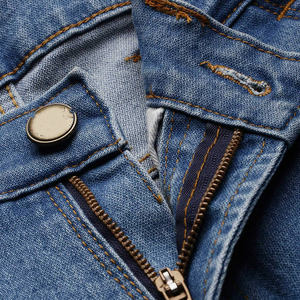 2025 Nueva Marca al por mayor rayas azules hombres diseño OEM ODM Denim Slim Fit Wear Jeans telas a granel para hombres - Product Image 5