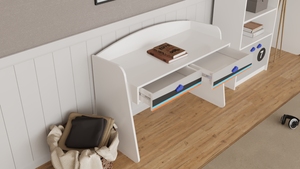 Hot Seller <b>Modern</b> Design Dusty Study <b>Desk</b> with 2 Drawers 18mm Chipboard and Edge Band for School by Turkish Manufacturer - Product Image 5