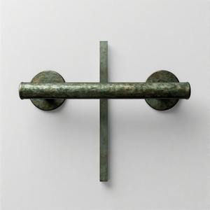 OpulaHold Grand Entry Pull Manija de puerta antigua de latón macizo vintage de lujo con elegante grabado floral para decoración clásica del hogar - Product Image 1