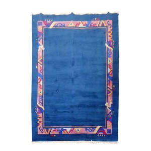 Alfombra Gabbeh india hecha a mano, única en su tipo, de 7'10 x 5'6 - Product Image 1