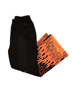 Ensembles de survêtements lavés à l'acide en détresse Logo personnalisé Vintage Flare empilés lavage à l'acide survêtements pantalons de survêtement et ensemble de sweat à capuche pour hommes - Product Image 5