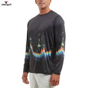 Nouveau design, vêtements de pêche par sublimation, chemises en jersey à manches longues, vêtements élégants, chemise de pêche à manches Lon à séchage rapide - Product Image 3