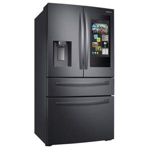 Оригинальный Новый 28 cu ft 4 двери французский дверной холодильник с сенсорным экраном из нержавеющей стали