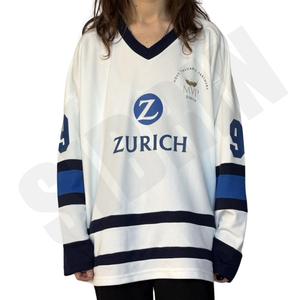 Pantalons de hockey sur glace personnalisés Sibrin Premium - 100% polyester, unisexe, nom et numéro personnalisés, tailles, vêtements de hockey sur glace - Product Image 1