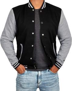 Mens Fashion Varsity <b>Jacket</b> Causal Slim Fit Bomber Baseball <b>Jackets</b> - Product Image 3