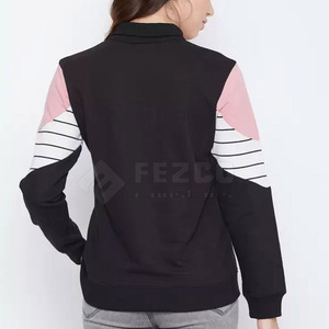 Sweat-shirts d'hiver personnalisés pour femmes, style streetwear, avec logo sur le devant, manches longues, respirants, 100% coton - Product Image 2