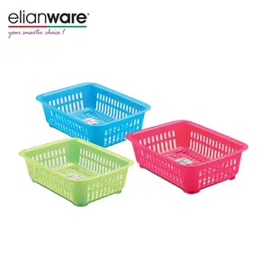 Elianware Easily Handle Organize Stackable Multi Purpose Usage Display Container Basket Tray