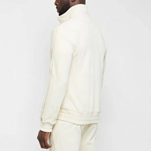 ชุดวอร์มผู้ชายสำหรับฤดูหนาว ผลิตจากผ้าฝ้าย 100% เป็นมิตรกับสิ่งแวดล้อม ชุดเสื้อฮู้ดดี้และกางเกงจ็อกเกอร์แบบสั่งทำพิเศษ ชุดออกกำลังกาย 2 ชิ้น - Product Image 5