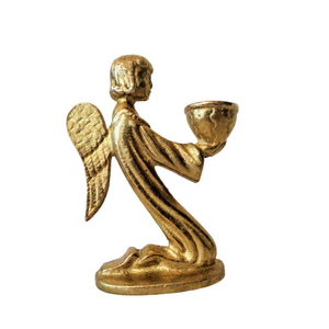 Haute vente en laiton massif ange bougeoir Design Unique décor de table et maison salon article décoratif à vendre - Product Image 2