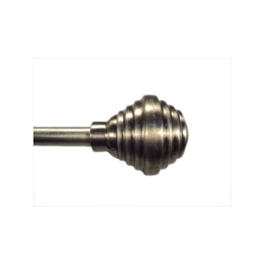 ชุดโบราณโลหะคุณภาพสูง 2 ชิ้นผ้าม่าน Finials วงเล็บก้านสําหรับประตูและหน้าต่าง - Product Image 1
