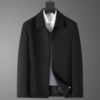 Chaqueta de Negocios para Hombre, de Invierno, Ecológica, Impermeable, con Logotipo Frontal, para Hombres de Mediana Edad, Venta al Por Mayor