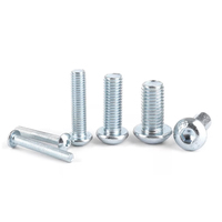 Sekrup Baut Kepala Flens Setengah Bulat Baja Tahan Karat 304 M10 Dengan Washer Inner Hex Socket Allen
