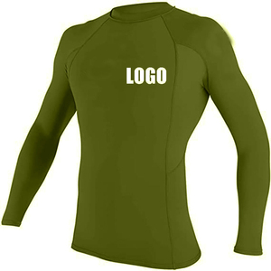 Chemise de compression à manches longues Rash Guard personnalisée OEM Vêtements de sport pour hommes Séchage rapide Gym Surf Top 2025 Factory - Product Image 1