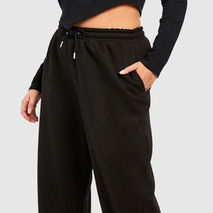 Nouveau pantalon évasé uni élégant pour femme en vente, en coton de haute qualité, style unique et tendance, service OEM - Product Image 5