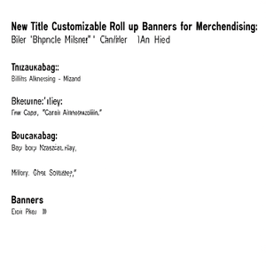 Nuovi Banner Avvolgibili Personalizzabili per Merchandising - Product Image 2