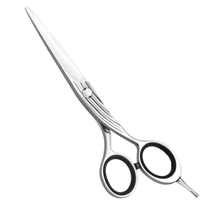 Ensemble professionnel de ciseaux de coupe et d'amincissement de cheveux en acier inoxydable barbier coiffure Logo personnalisé droit pointu 20 pièces - Product Image 2