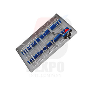 Kit d'instruments chirurgicaux endodontiques dentaires manuels en acier inoxydable 13 pièces fabrication médicale Bexpo - Product Image 2