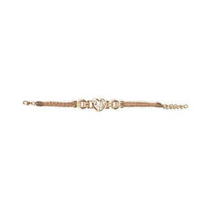 Urthn Gold-Plated Austrian Stone Heart Design <b>Wrap</b> <b>Bracelet</b> 1400518 a Stylish <b>Fashion</b> Accessory - Product Image 1
