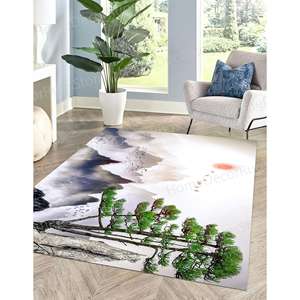 Tapis imprimé : Tapis de style campagnard, Tapis de montagne, Tapis d'escalier, Tapis doux à poils - Product Image 4