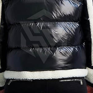 2025 hiver col montant veste en cuir de mouton pour hommes usine directe grande taille avec Logo avant approvisionnement direct - Product Image 5