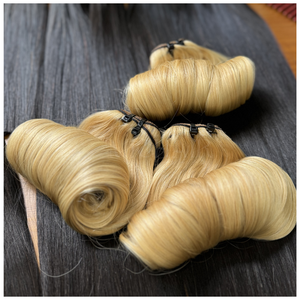 Vente en gros Meilleure Qualité Blonde Vietnamienne 613 Bundles Vague Naturelle Vierge Cheveux Machine Double Trame Extensions de Cheveux Humains - Product Image 4