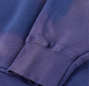 Sudadera con Capucha para Hombre, Estilo Urbano, Personalizada OEM, Hombros Caídos, Corte Cuadrado, Felpa Francesa, Cierre de Cremallera, Remaches, Pedrería, Tejido Grueso - Product Image 5