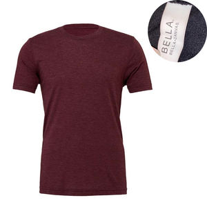 Bella + Canvas T-shirt ras du cou à épaules étanches pour hommes 100% T-shirts en coton peigné et filé à l'anneau - Product Image 1