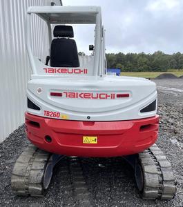 LIVRAISON GRATUITE EXCAVATRICE MIDI TAKEUCHI TB260 MOTEUR DIESEL 48 CV CABINE OUVERTE DG DASH APPROUVÉE EPA CE Hydraulique auxiliaire 2 vitesses PLC - Product Image 5